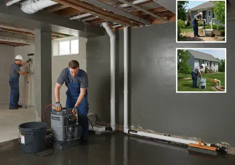 Basement Waterproofing and Flood Prevention process in New Brockton, AL